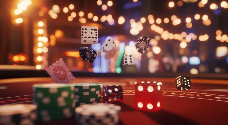 sipp77 live dealer studio with multi-camera setup showing real blackjack table